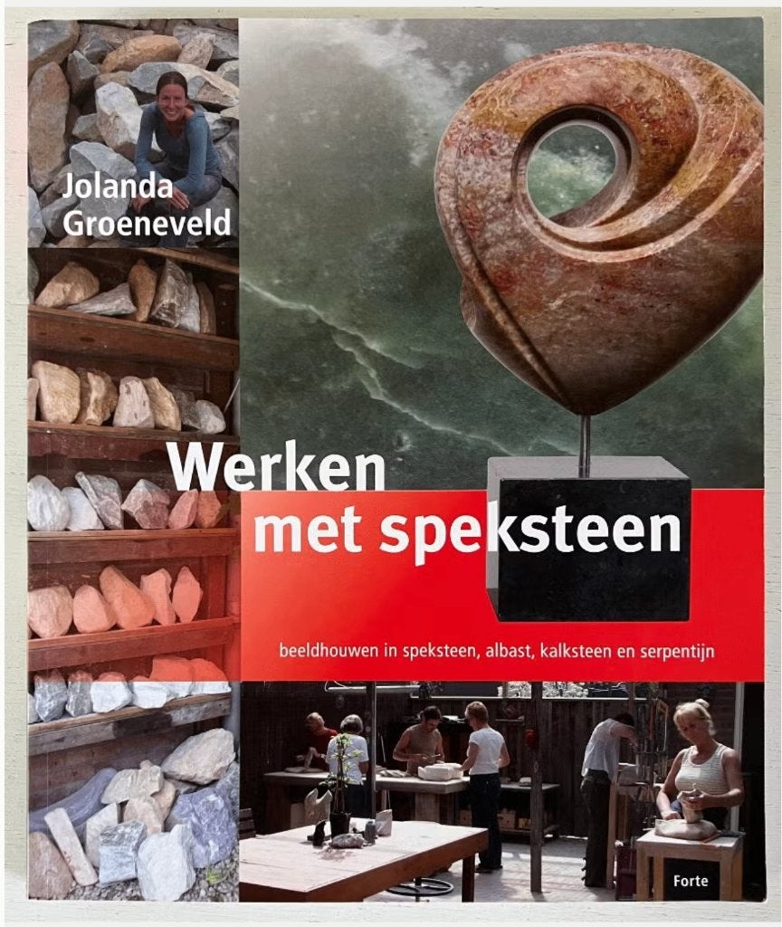 Werken met speksteen - Jolanda Groeneveld, Ophalen of Verzenden, Zo goed als nieuw, Overige onderwerpen