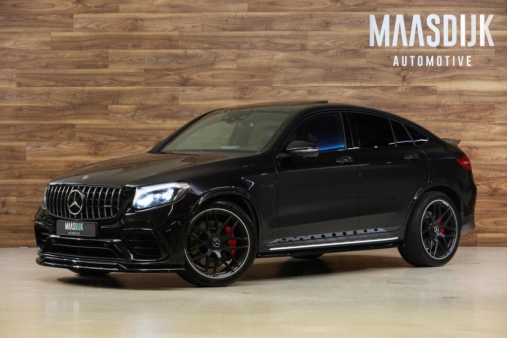 Mercedes GLC 63 S AMG 4MATIC+|Pano|ACC|Maxton|360|Burmester|, Automaat, Gebruikt, 510 pk, Zwart