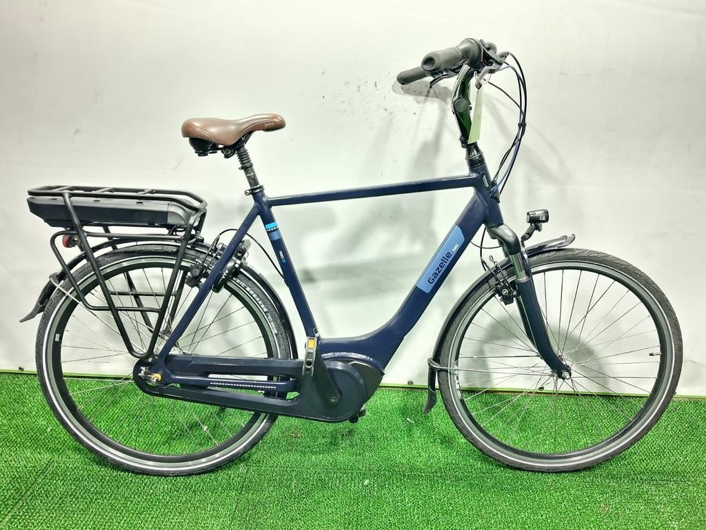 Gazelle paris C7 bosch active plus 400wh 61 cm heren hoog, Ophalen, Zo goed als nieuw, Gazelle, Versnellingen