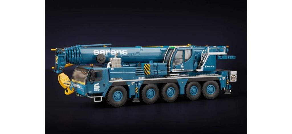 Liebherr LTM 1110-5.1 SARENS, Hobby en Vrije tijd, Modelauto's | 1:50, Ophalen of Verzenden, Nieuw, Hijskraan, Tractor of Landbouw