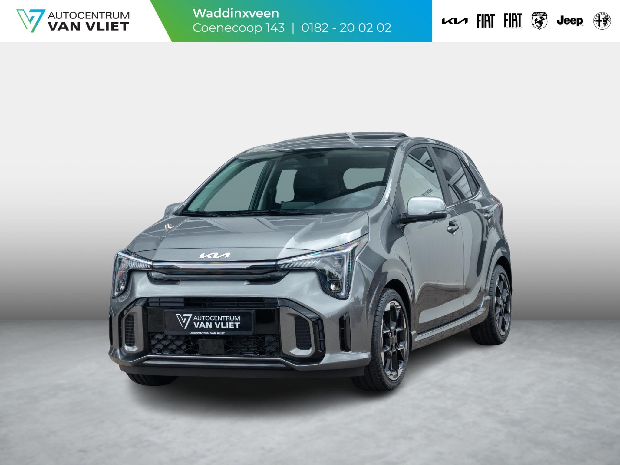 Kia Picanto 1.0 DPI GT-Line Leder | Stoel & stuurverwarming, Auto's, Voorwielaandrijving, 12 maanden, 63 pk, Euro 6