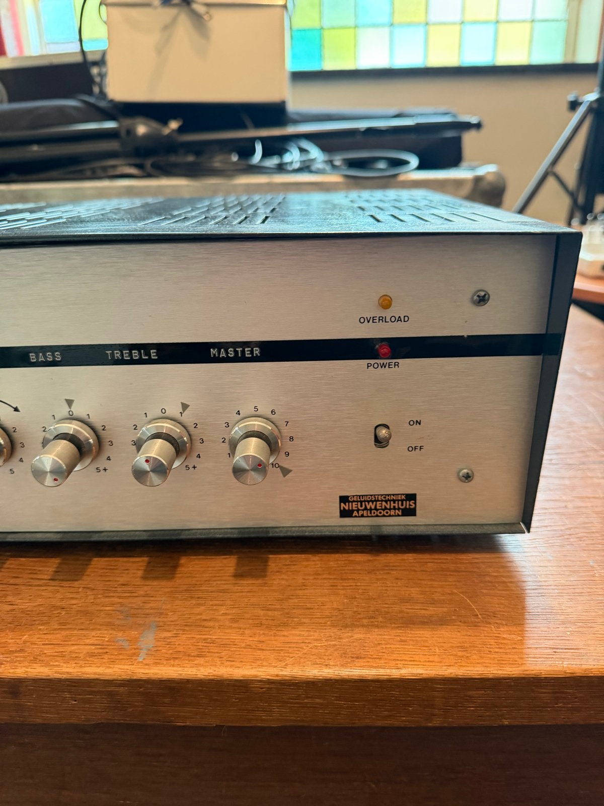 Paso T2065 TR AC-DC Noodversterker - Vintage Audio, Overige merken, Ophalen of Verzenden, 60 tot 120 watt, Gebruikt