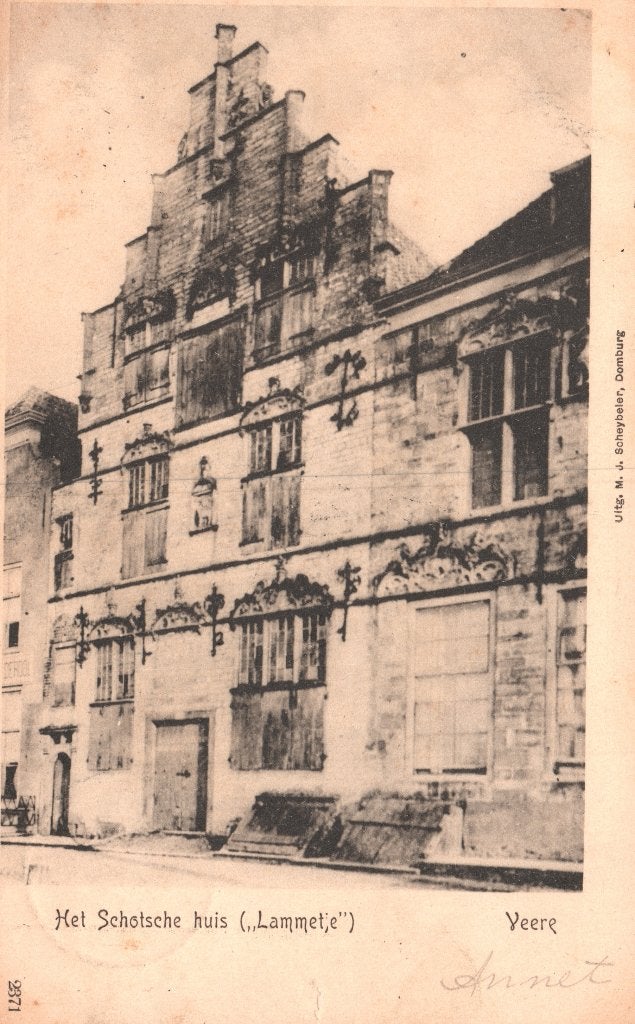 Veere, het Schotsche huis (Lammetje) (1903) 129156, Ophalen of Verzenden, Voor 1920, Gelopen, Zeeland