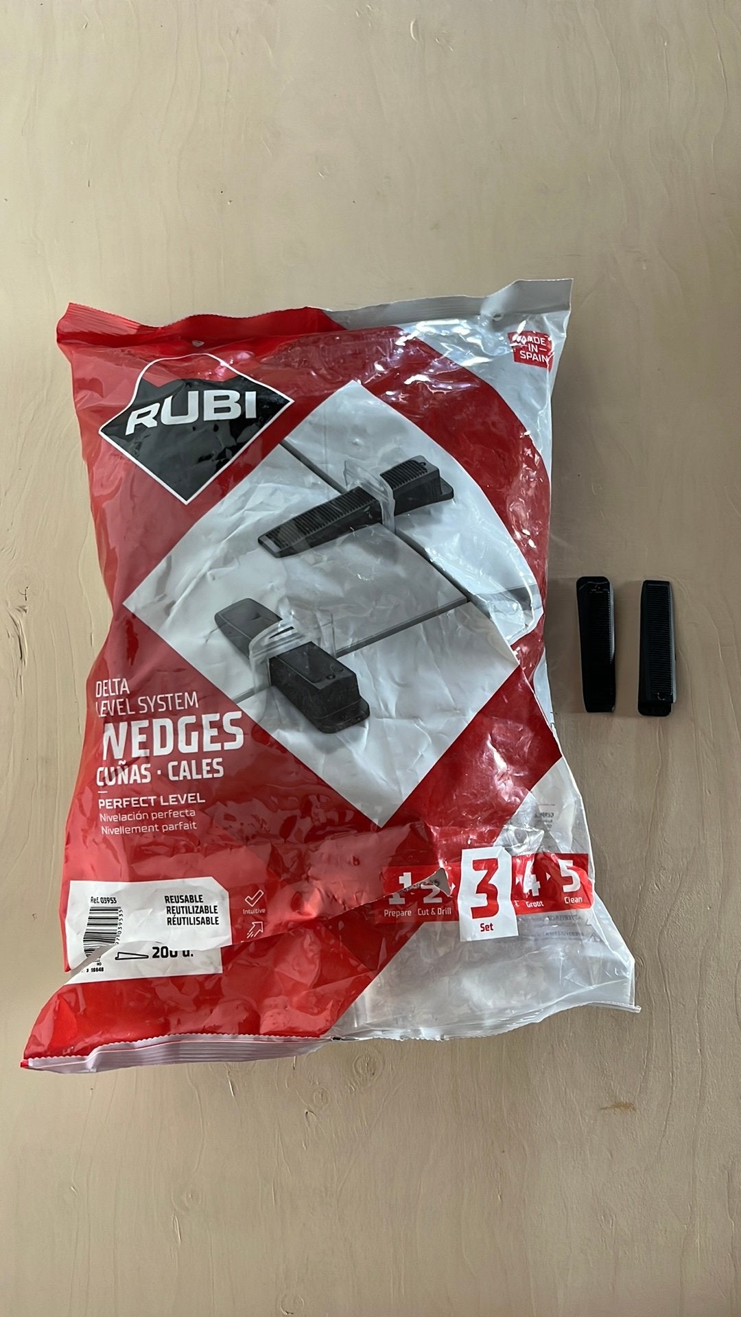 Tile Wedges Reusable, Ophalen of Verzenden