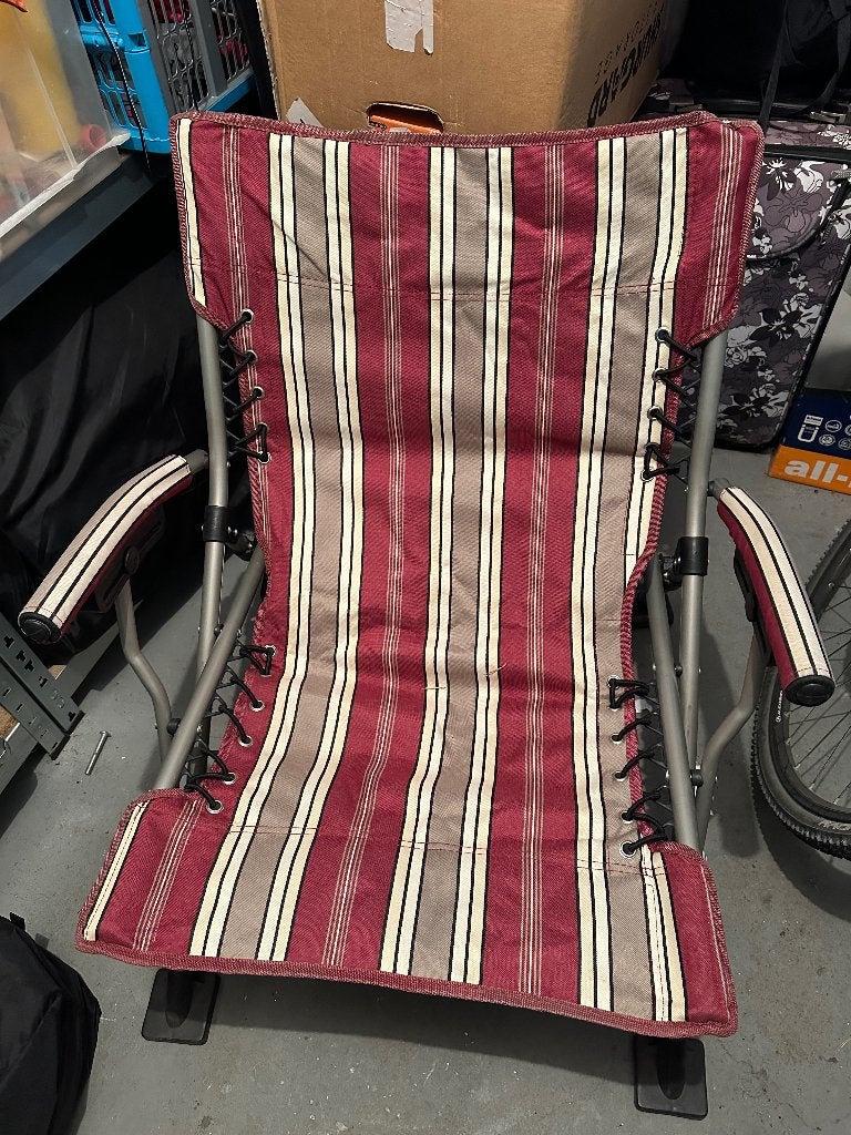 kampeer stoel, Ophalen, Gebruikt, Campingstoel