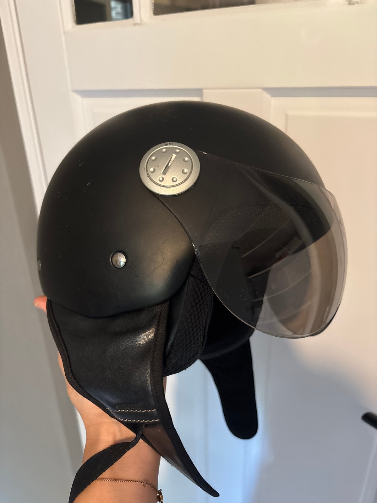Zwarte helm van GEON- Maat M, M, Heren, Overige typen, Tweedehands