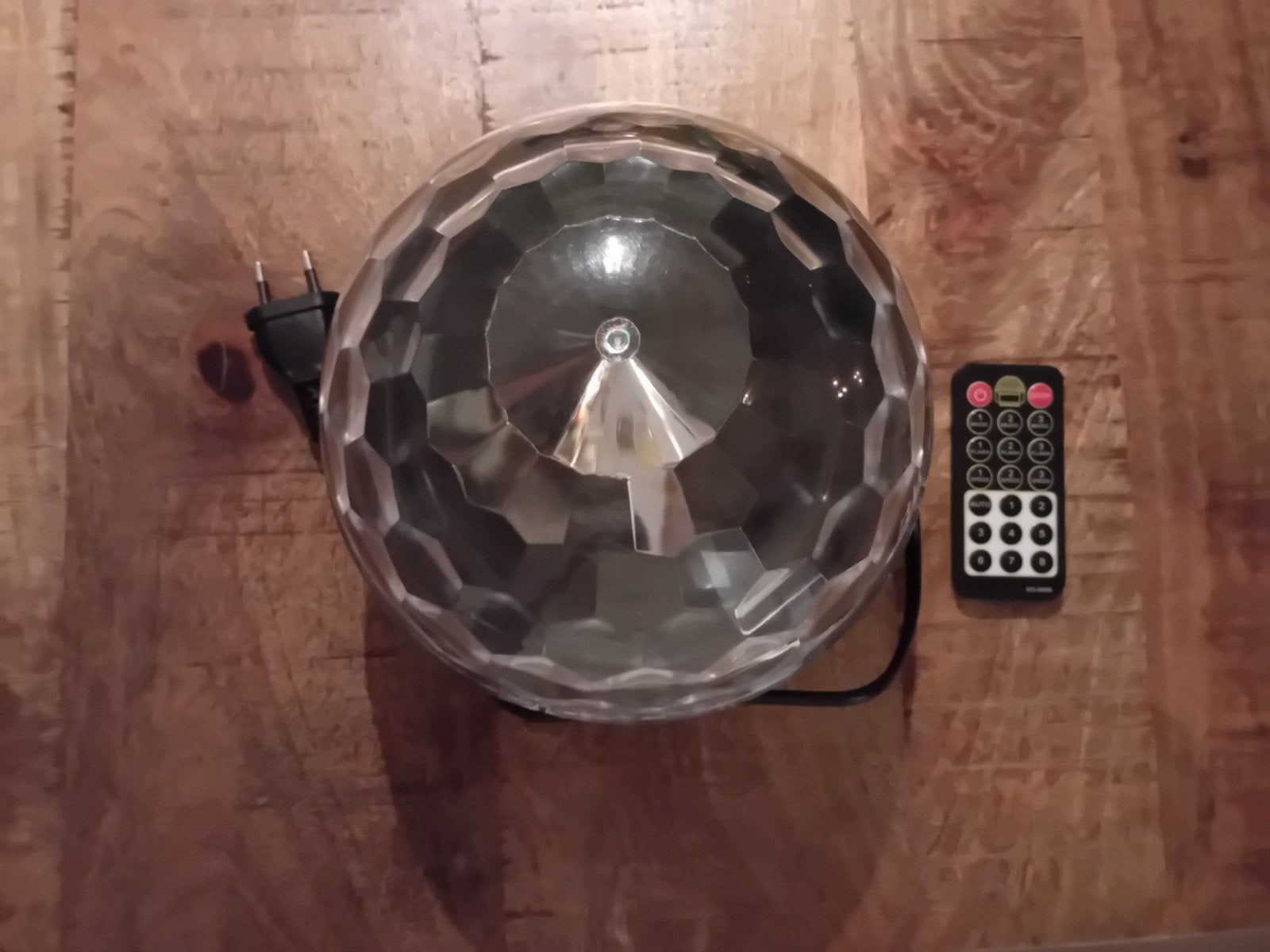 Disco lamp met afstandsbediening, Ophalen of Verzenden, Gebruikt, Feestartikel, Overige