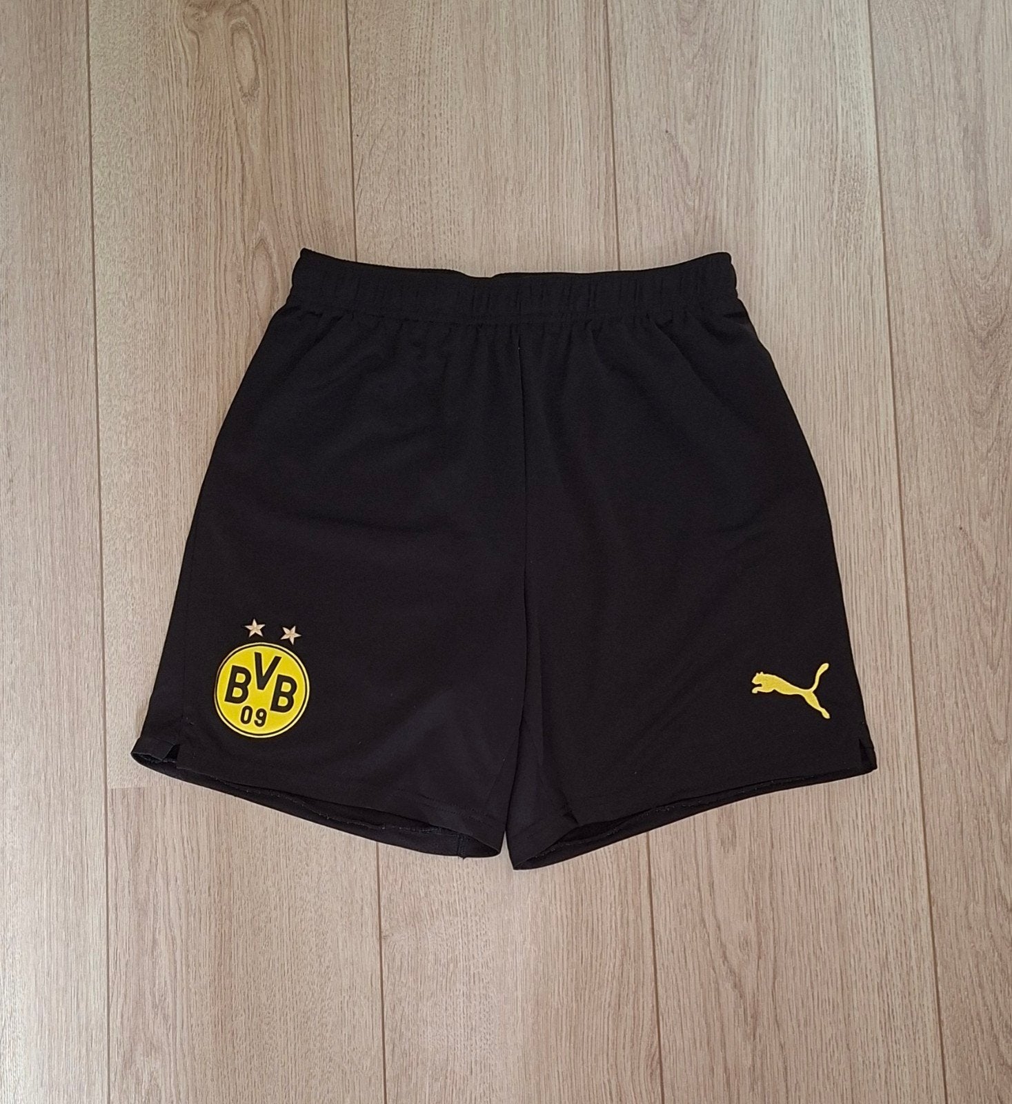 Borussia Dortmund broekje maat 176, Puma, Zwart, Ophalen of Verzenden, Zo goed als nieuw