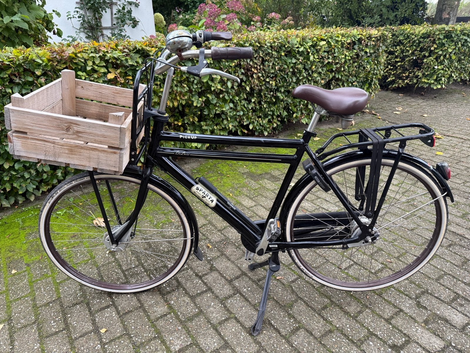 Sparta Pickup De Luxe Transportfiets met krat, Fietsen en Brommers, Ophalen, Sparta, Gebruikt, Versnellingen