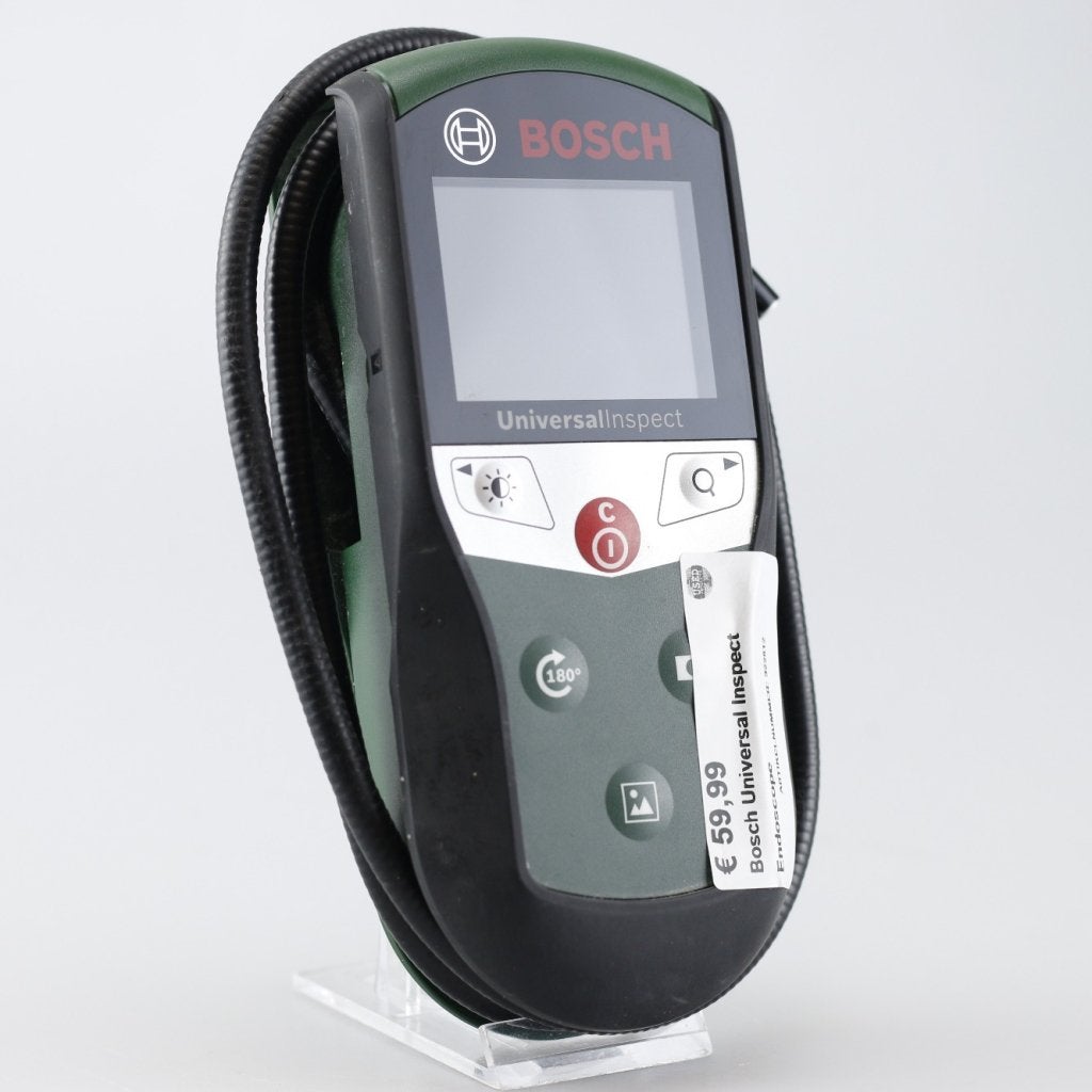 Bosch Universal Inspect Endoscope, Bosch, Zo goed als nieuw, Support@bosch.com, Robert Bosch GmbH
Robert-Bosch-Platz 1
70839 Gerlingen-SchillerhÃ¶he
Germany