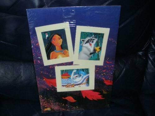 3 POCAHONTAS litho's (qwe), Ophalen of Verzenden, Overige figuren, Nieuw, Beeldje of Figuurtje
