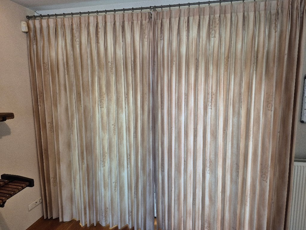 overgordijnen beige, Inclusief montageonderdelen, Overige merken, Beige, Ophalen of Verzenden
