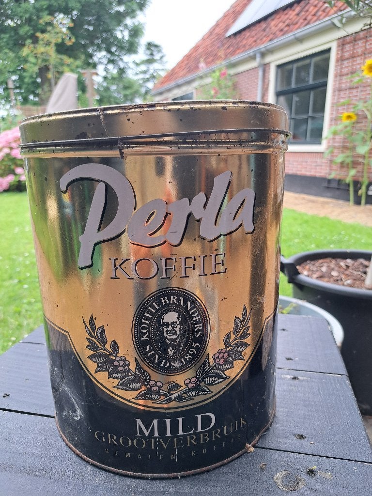 te koop: Perla koffieblik, Ophalen of Verzenden, Gebruikt, Overige, Overige merken