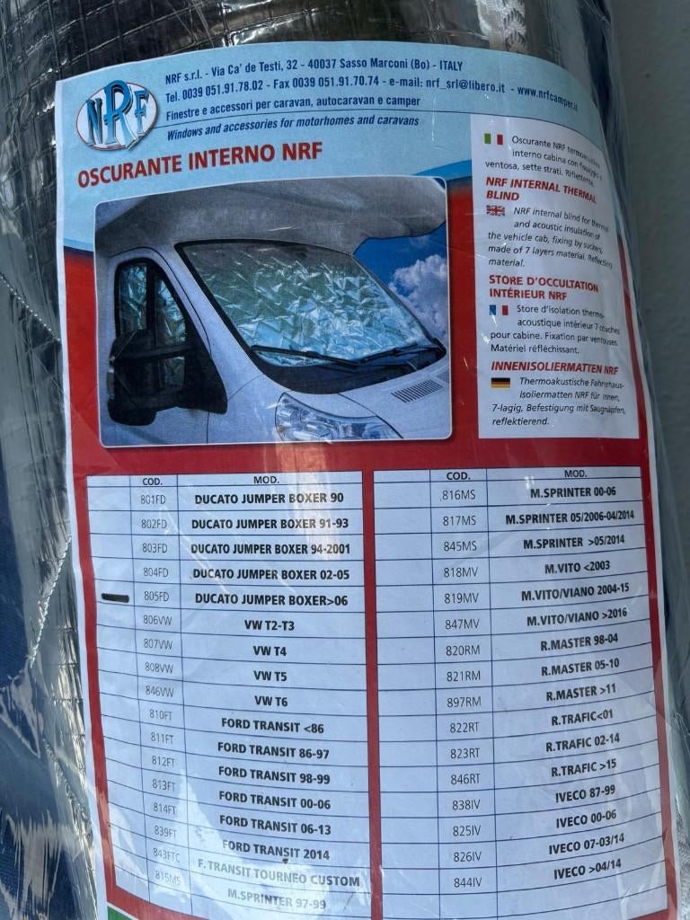 NRF interieur isolatiemat Fiat Ducato / Jumper / Boxer X250, Ophalen, Nieuw