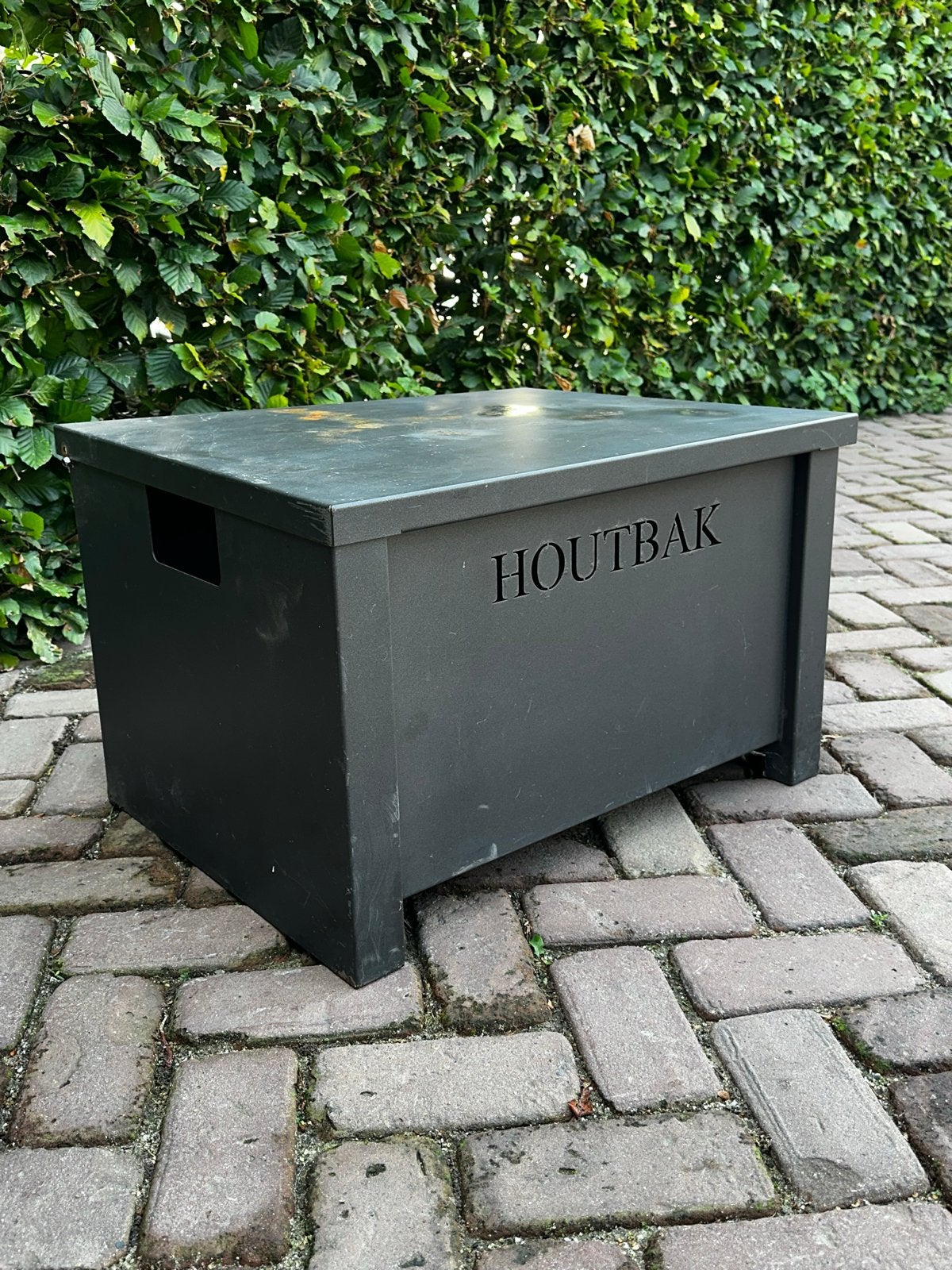 Janus / Jacobus Houtbak - Stijlvolle opslag voor brandhout, Tuin en Terras, Minder dan 3 m³, Ophalen, Stammen