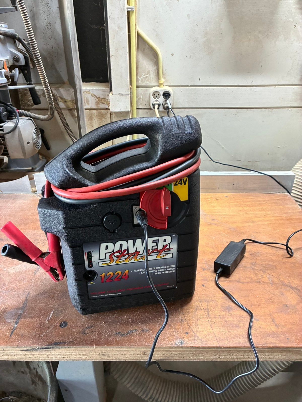 Powerstart PS-1224E, Ophalen, Gebruikt