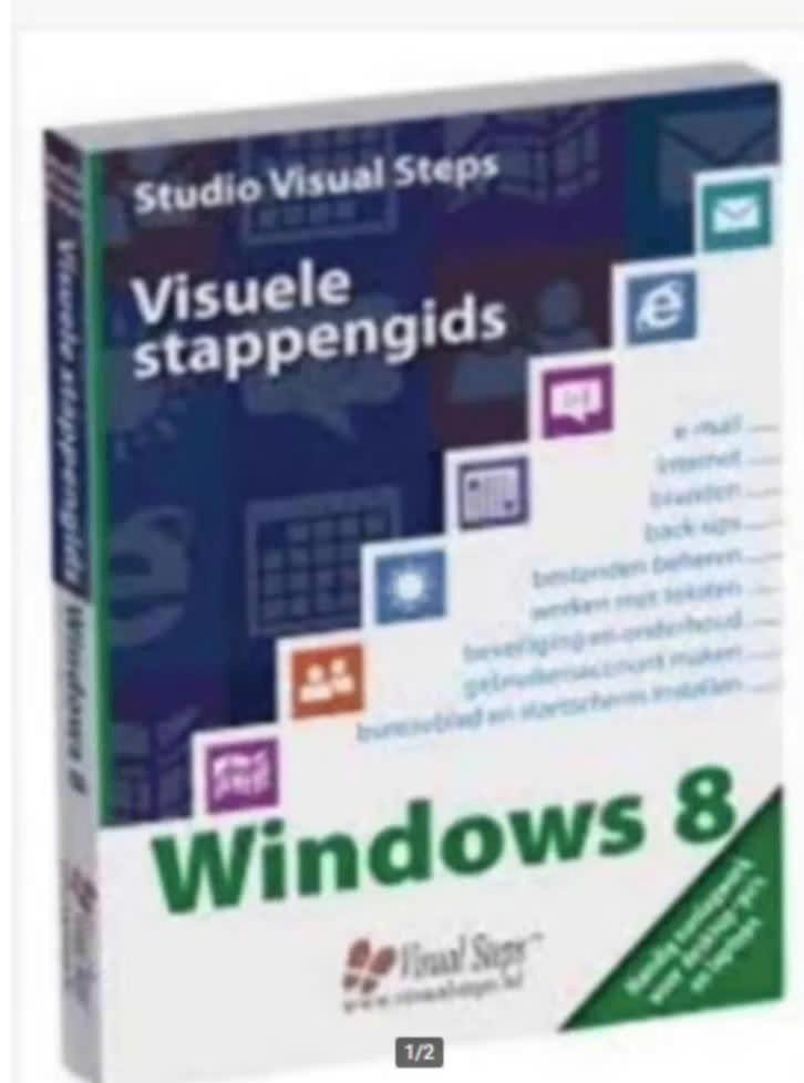 Visuele stappengids Windows 8, Ophalen of Verzenden, Zo goed als nieuw, Internet of Webdesign