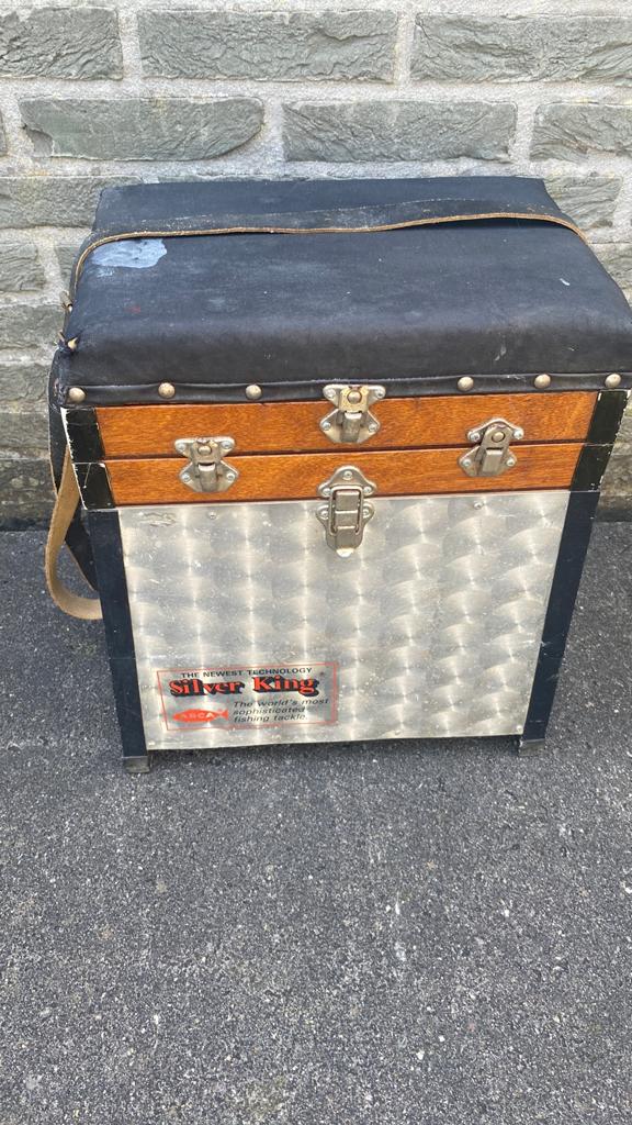 Silver King viskruk met opbergvakken, Ophalen of Verzenden, Gebruikt