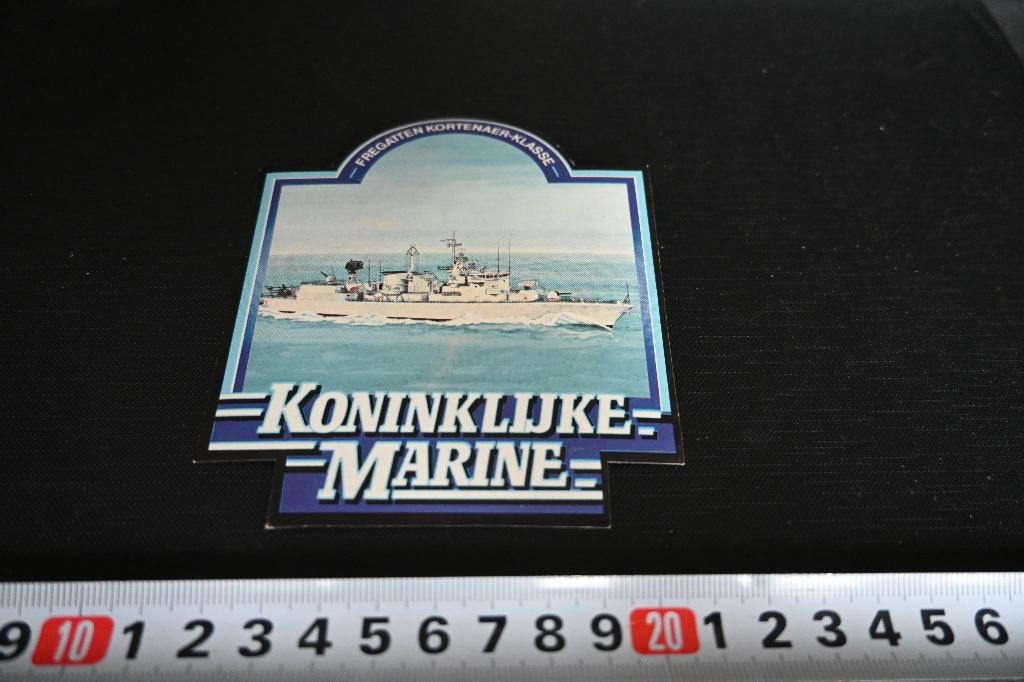 sticker Leger Koninklijke Marine Fregatten Kortenaer klasse, Ophalen, Zo goed als nieuw