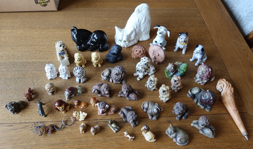 45 Kleine beeldjes in een koop - alleen ophalen, Ophalen, Zo goed als nieuw, Dier