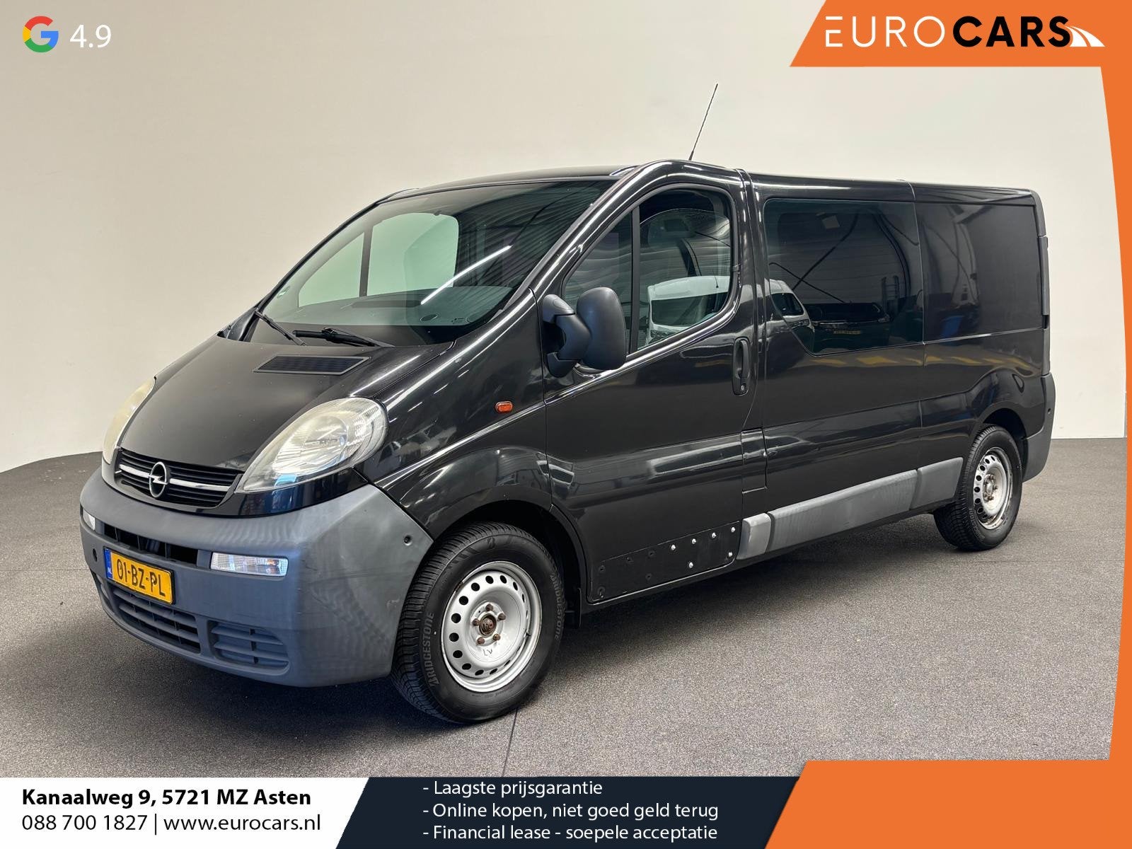 Opel Vivaro 1.9 CDTI L2H1 Dubbele Cabine Elegance APK T/M 11, Auto's, Voorwielaandrijving, Stof, Gebruikt, 4 cilinders