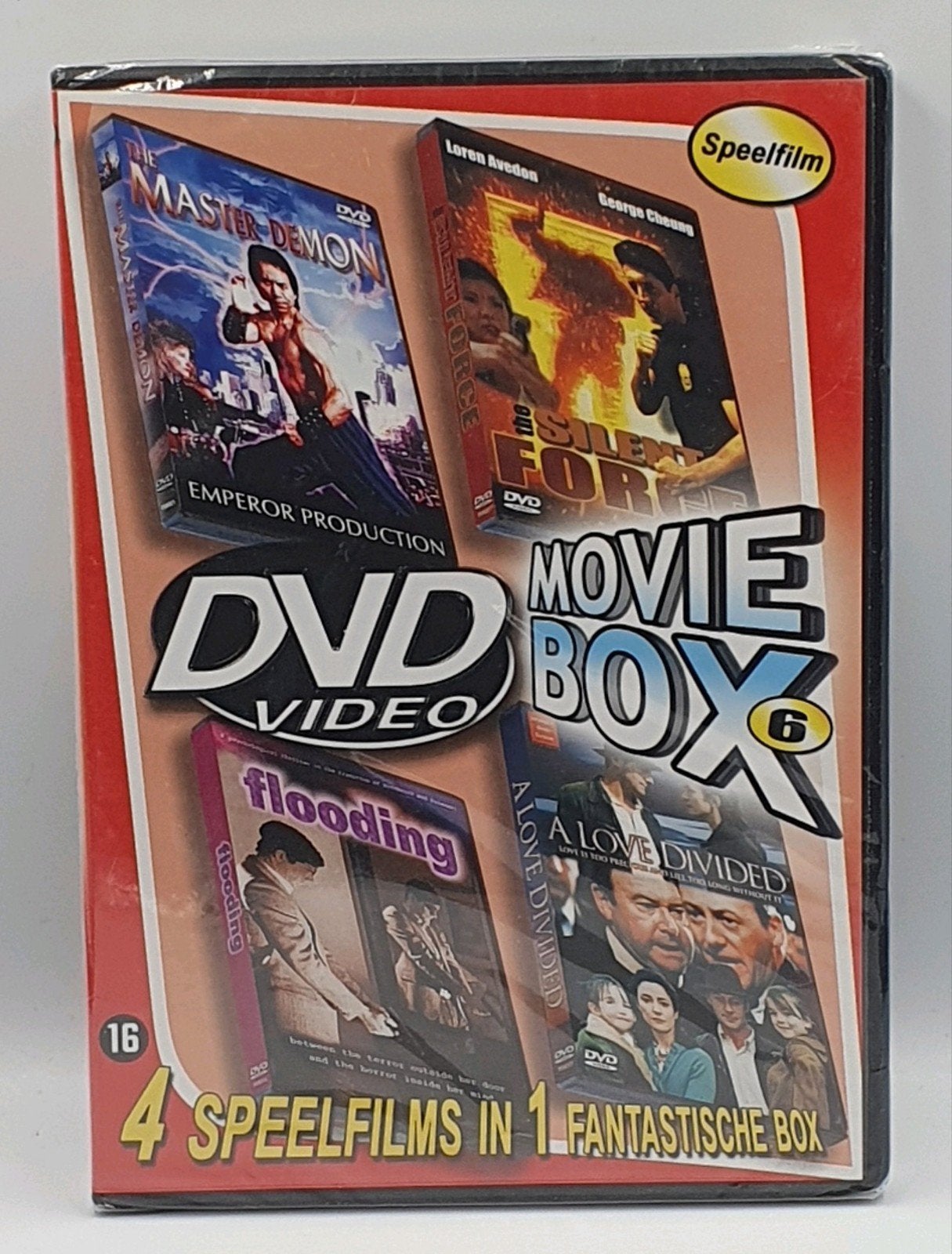 DVD Movie Box 6: 4 Speelfilms in 1 Fantastische Box, Engels, Vanaf 16 jaar, Actiethriller, Ophalen of Verzenden