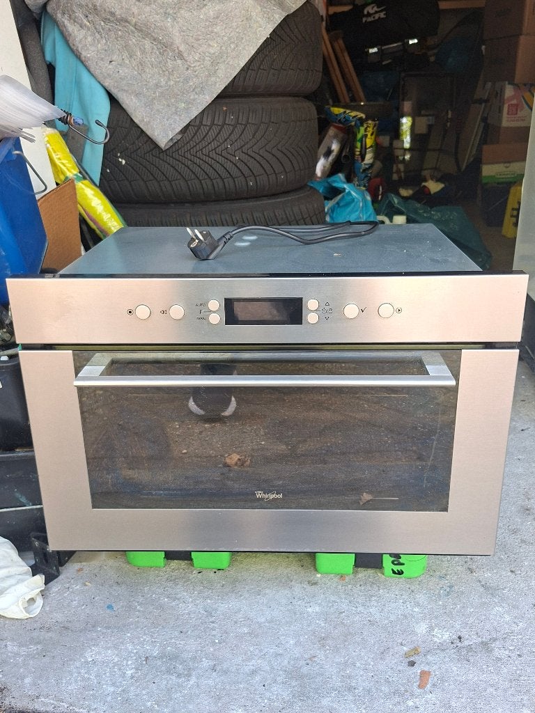Whirlpool AMW 755/IX Inbouw Combi-oven, Witgoed en Apparatuur, Ophalen, 45 tot 50 cm, Whirlpool, Gebruikt