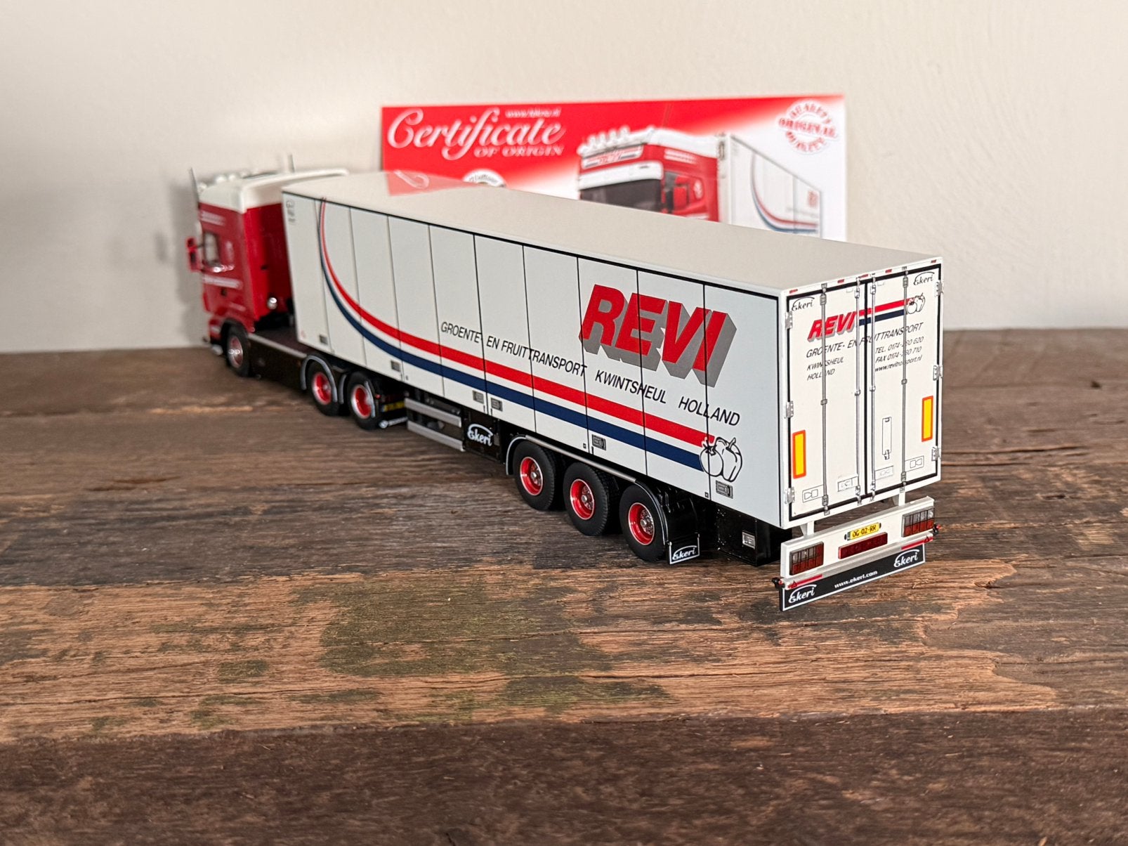 Tekno - Scania Topline Revi, Ophalen of Verzenden, Zo goed als nieuw, Bus of Vrachtwagen, Tekno