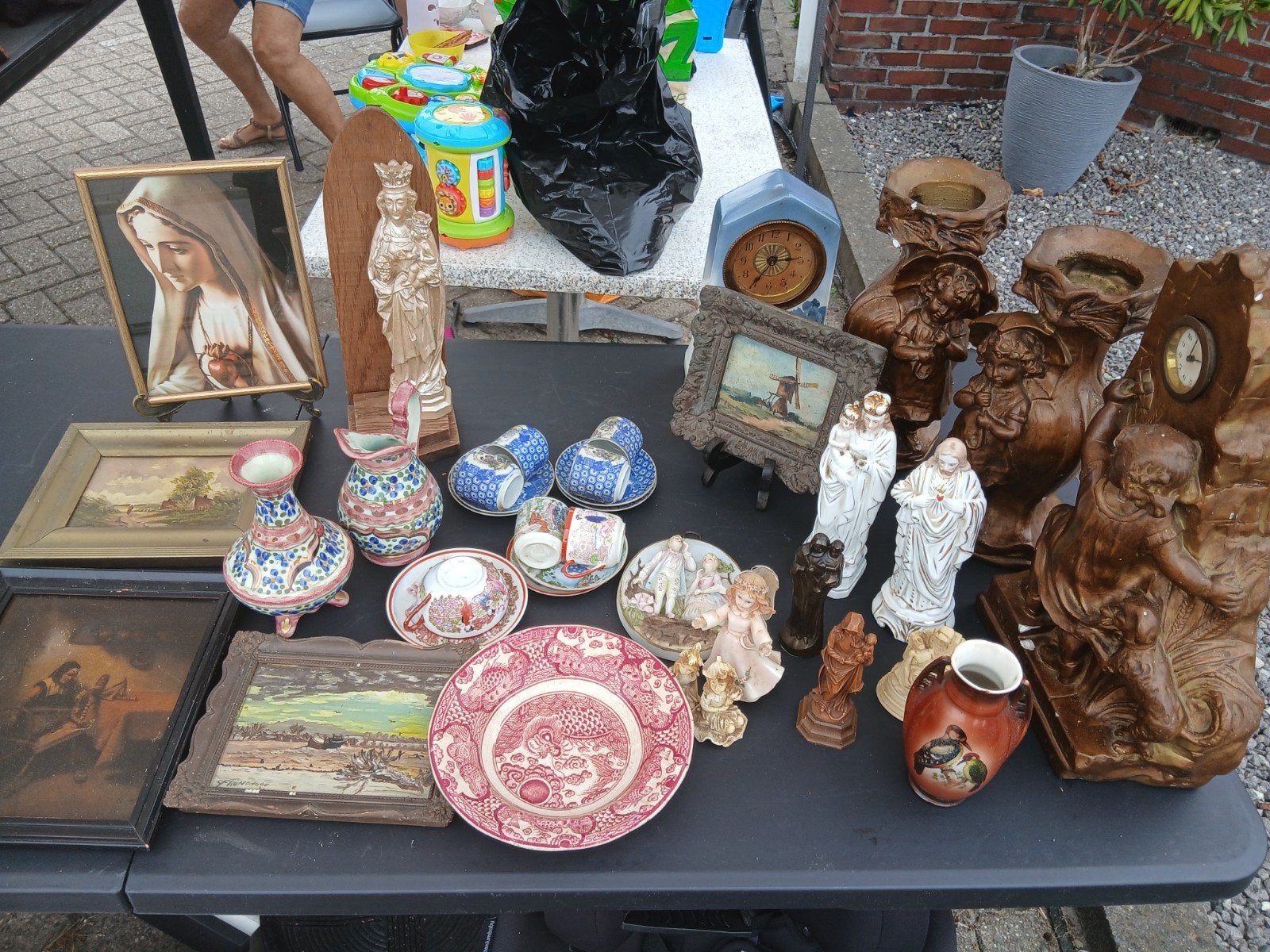rommelmarktspullen, Ophalen, Gebruikt