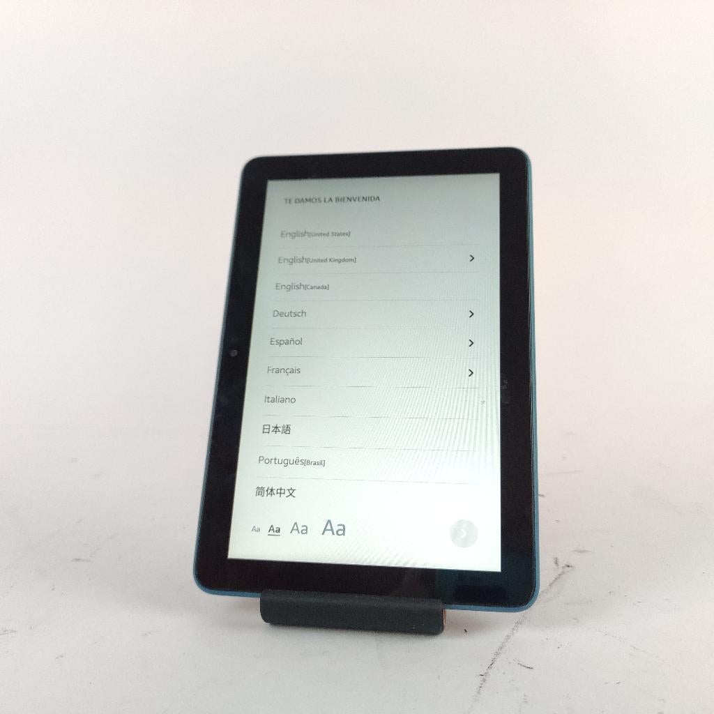 Amazon Fire HD 8 gen10 32gb || Android 9 || K72LL4 Blauw, 10 inch, Gebruikt, Bescherming voor- en achterkant, Ophalen of Verzenden