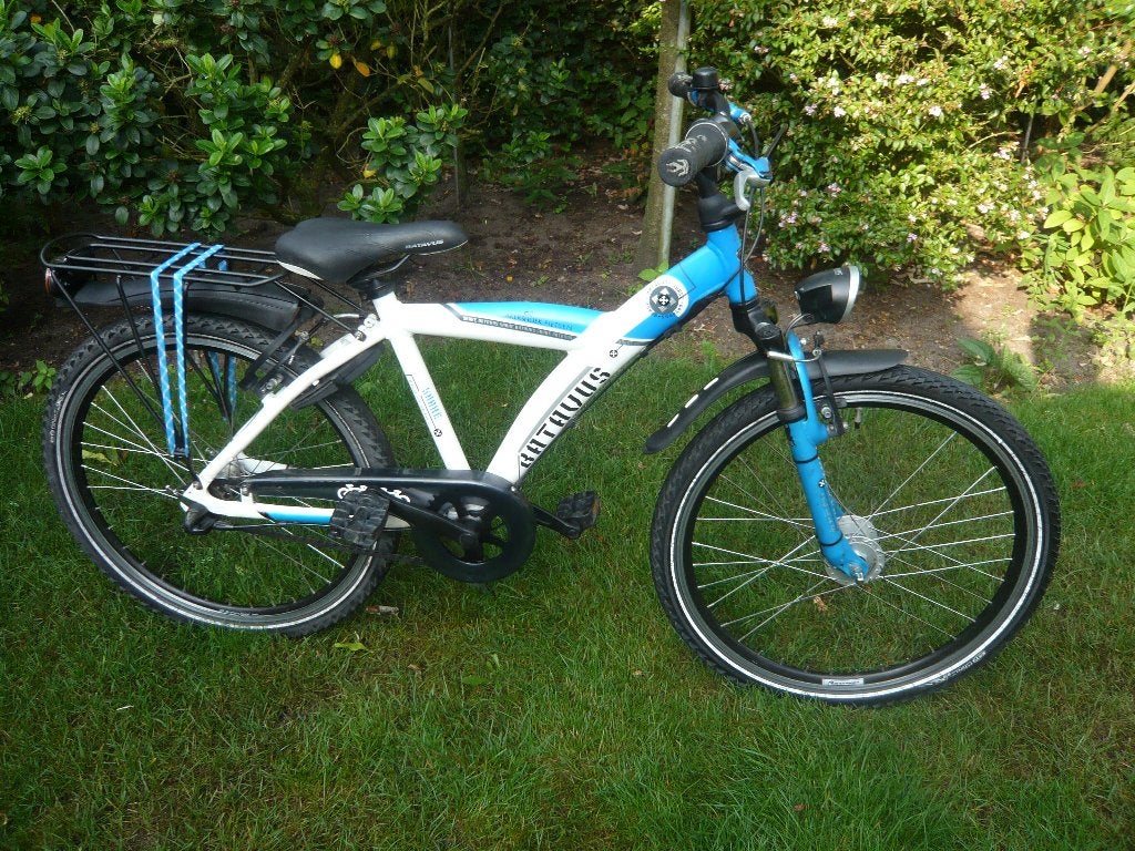 mooie 24"" aluminium batavus snake wit blauw, Fietsen en Brommers, Ophalen, 24 inch, Batavus, Versnellingen