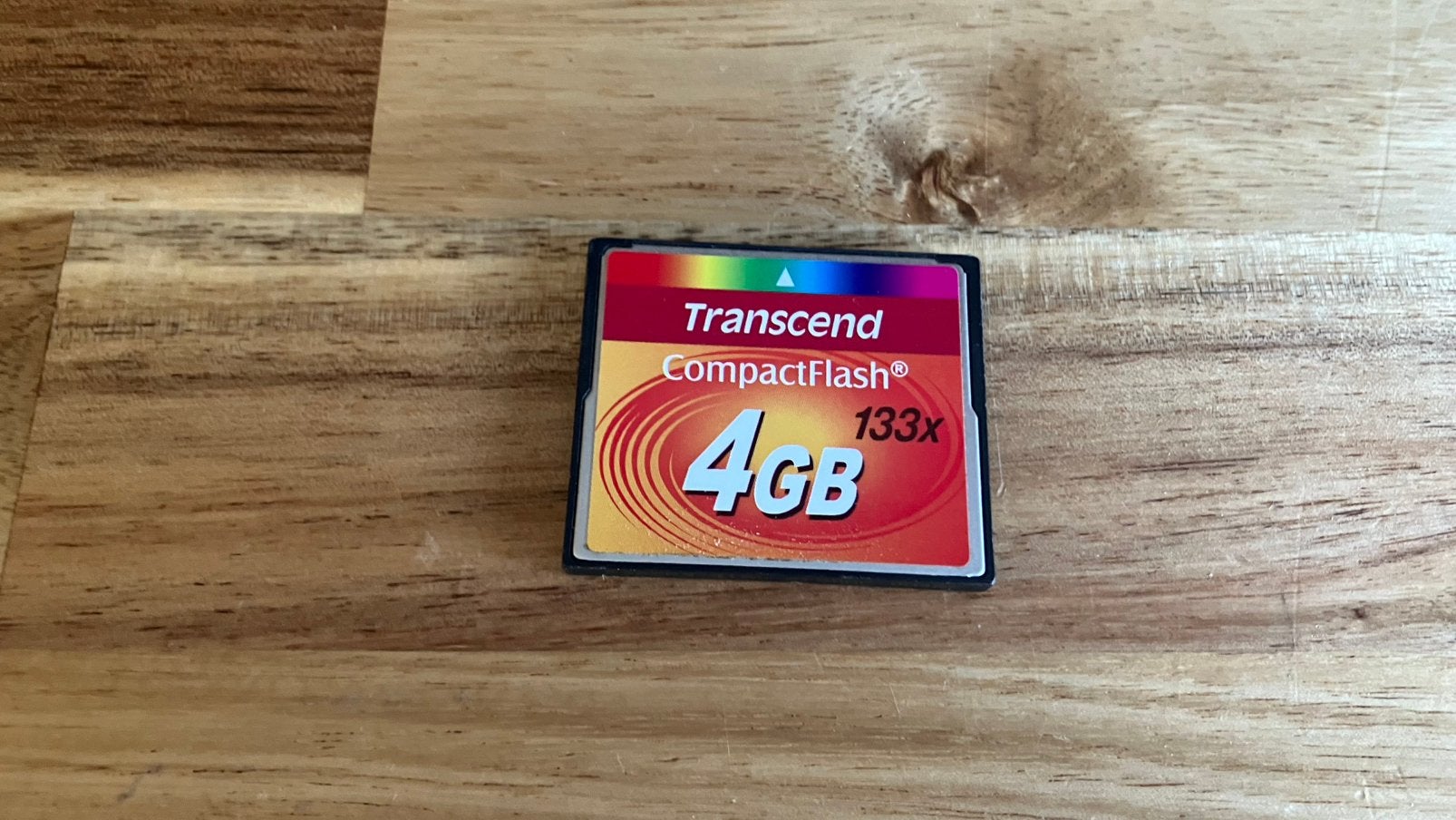 Transcend Compact Flash kaart 4GB, Ophalen of Verzenden, Zo goed als nieuw, Fotocamera