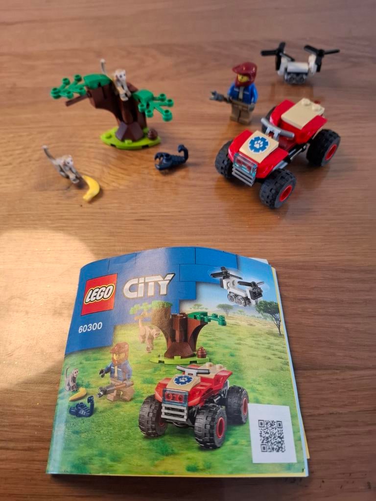 LEGO City 60300 Wilde Dieren Reddingsquad, Ophalen of Verzenden, Zo goed als nieuw, Complete set, Lego
