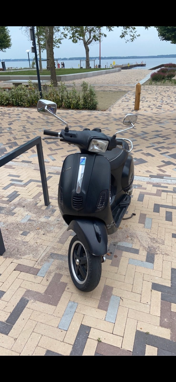 Vespa S 2012 - Mat Zwart - Blauw kenteken, Ophalen, Gebruikt, Overige modellen