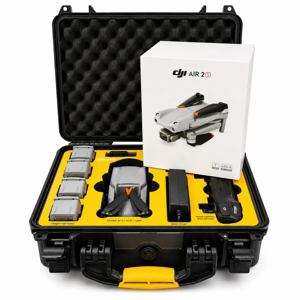 DJI Air 2S Fly More Combo + RC Smart Controller + 4 Accu’s, 250 tot 900 gram, 30 tot 45 minuten, 100 tot 1000 meter, .