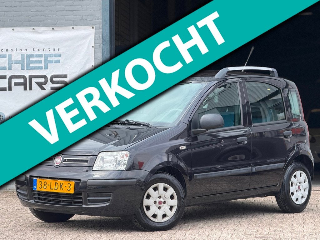Fiat Panda 1.2|NAP|AIRCO|NIEUWEAPK|LAGEKM|BOEKJES|3EIGENAAR!, Auto's, Fiat, Voorwielaandrijving, Stof, Gebruikt, 1242 cc