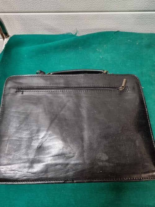 Dames handtas vintage zwart leer, Ophalen of Verzenden, 'T Olde Gre-j, Info@toldegrej.nl, Endepoelstraat 20f Didam