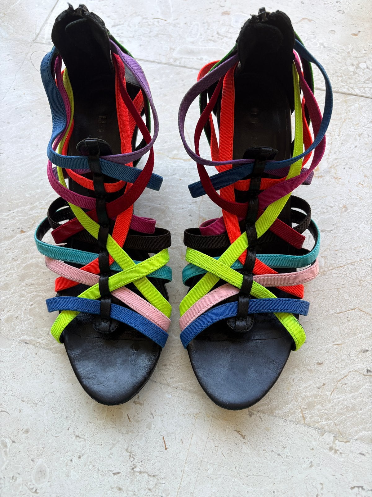 United Nude vrolijke sandalen maat 39, Kleding | Dames, Overige kleuren, Gedragen, Sandalen of Muiltjes, Ophalen of Verzenden