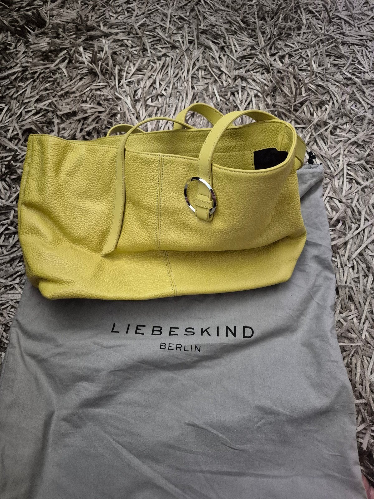 Liebeskind leren tas, Ophalen, Bruin