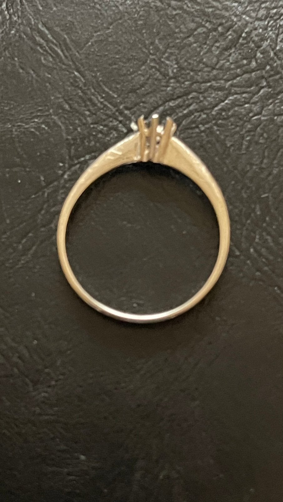 TE KOOP14 KRT GOUDEN DAMES RING ZONDER STEEN MERK585, Gebruikt, Ophalen of Verzenden, 17 tot 18, Dame