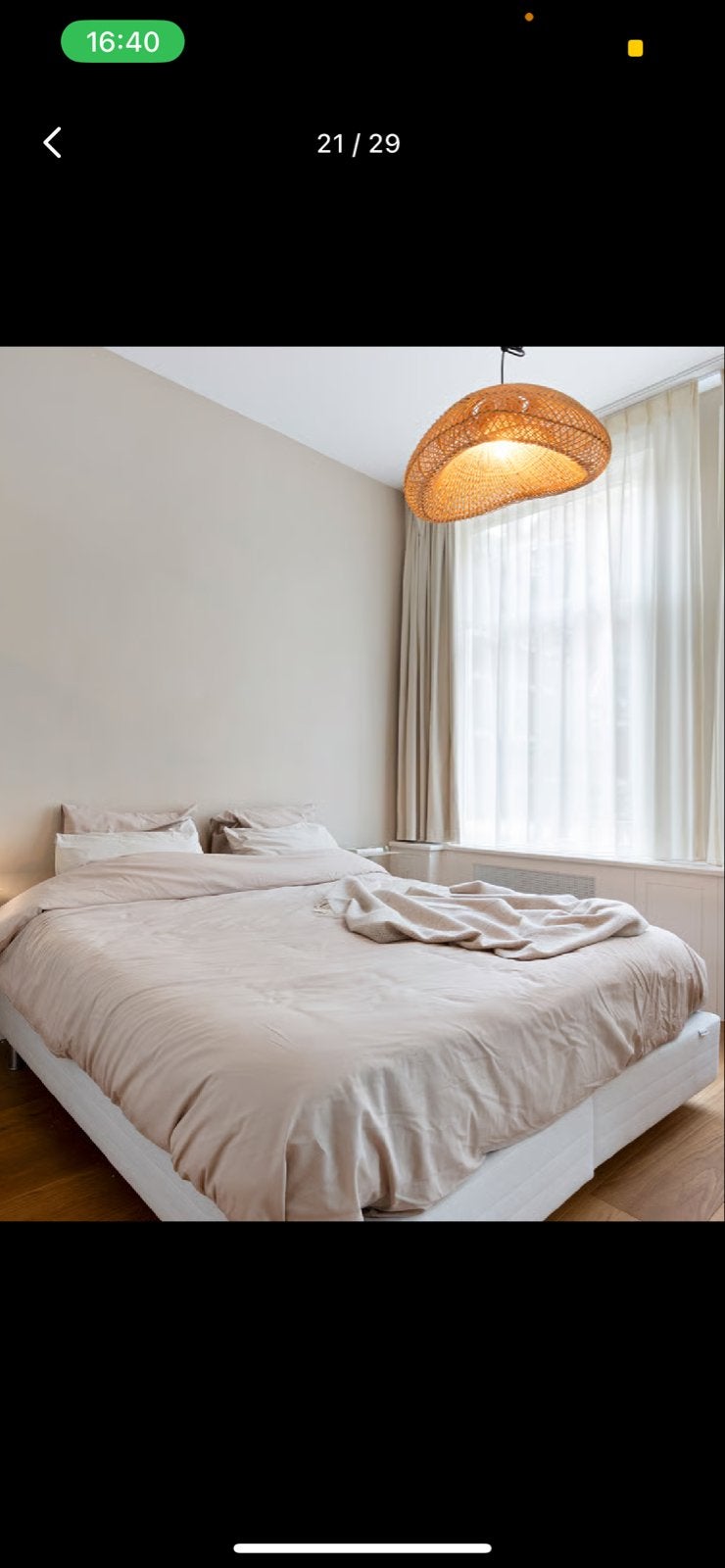 Rotan Hanglamp Raw Materials Maze, Ophalen, Zo goed als nieuw, Overige materialen, 50 tot 75 cm