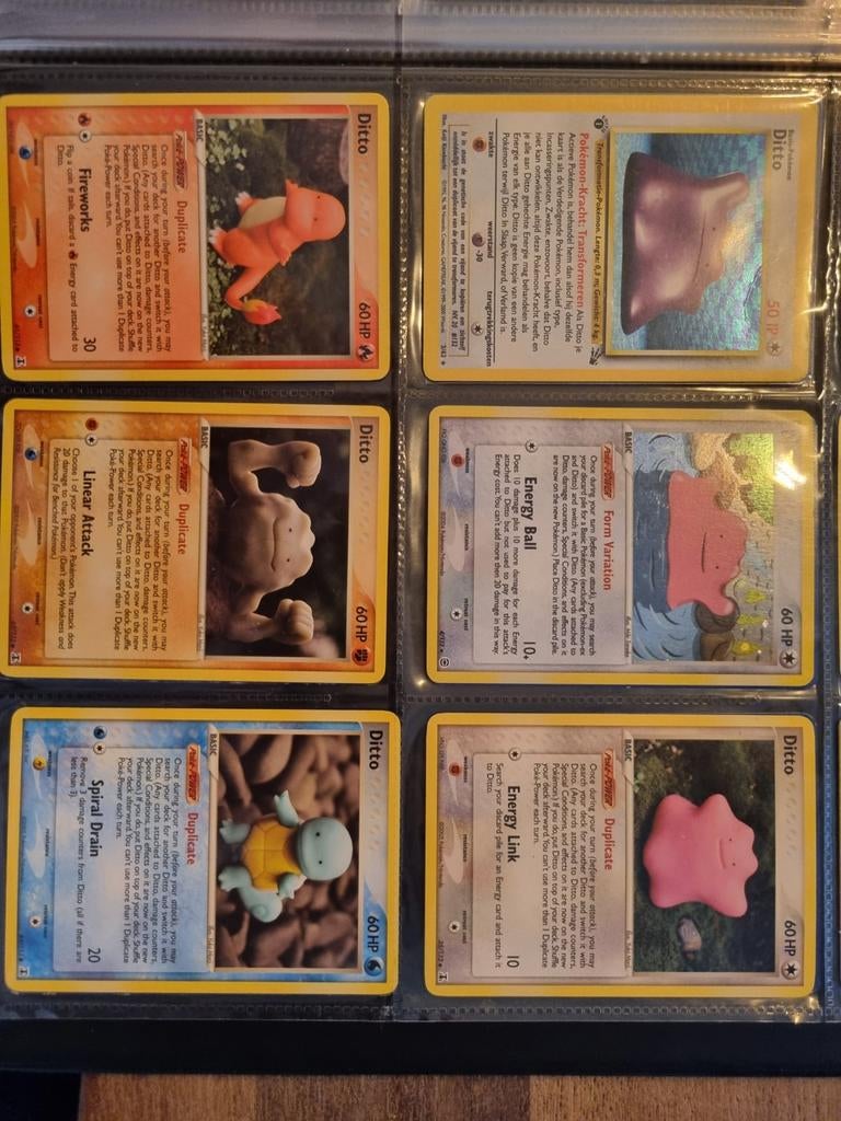 Pokemon Ditto Kaarten - Diverse Versies, Ophalen of Verzenden, Gebruikt, Meerdere kaarten