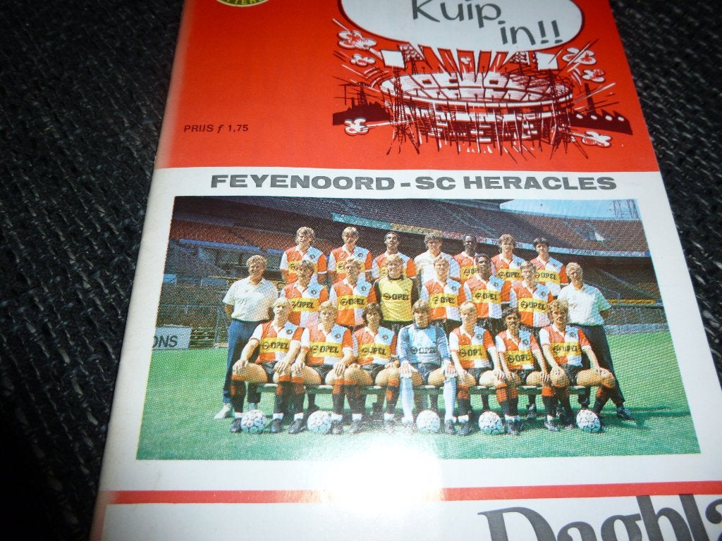 Feyenoord-Heracles, Verzenden, Zo goed als nieuw, Feyenoord, Overige typen
