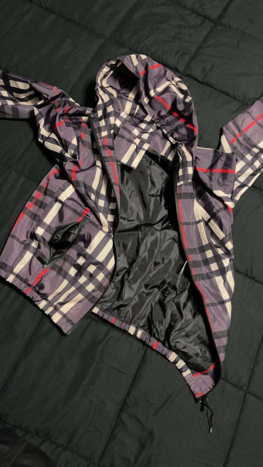 Burberry/nike jas, Caravans en Kamperen, Regenkleding, Ophalen, Zo goed als nieuw, Regenjas