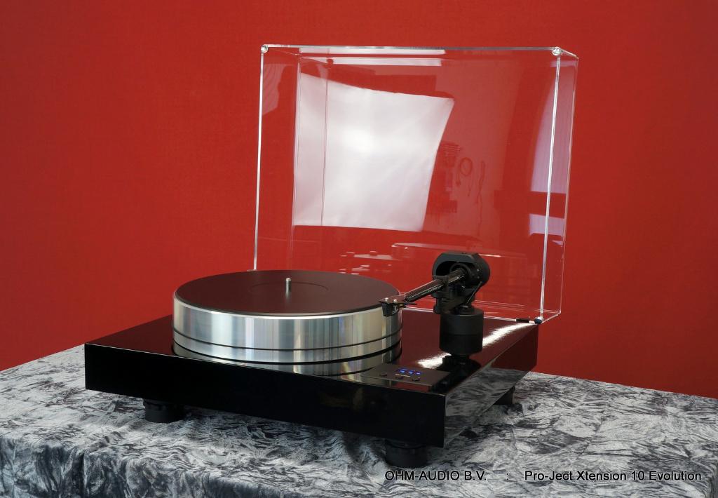 Pro-Ject Xtension 10 Evolution, Incl Toonarm & MC Element, Ophalen of Verzenden, Zo goed als nieuw, Platenspeler, Overige merken