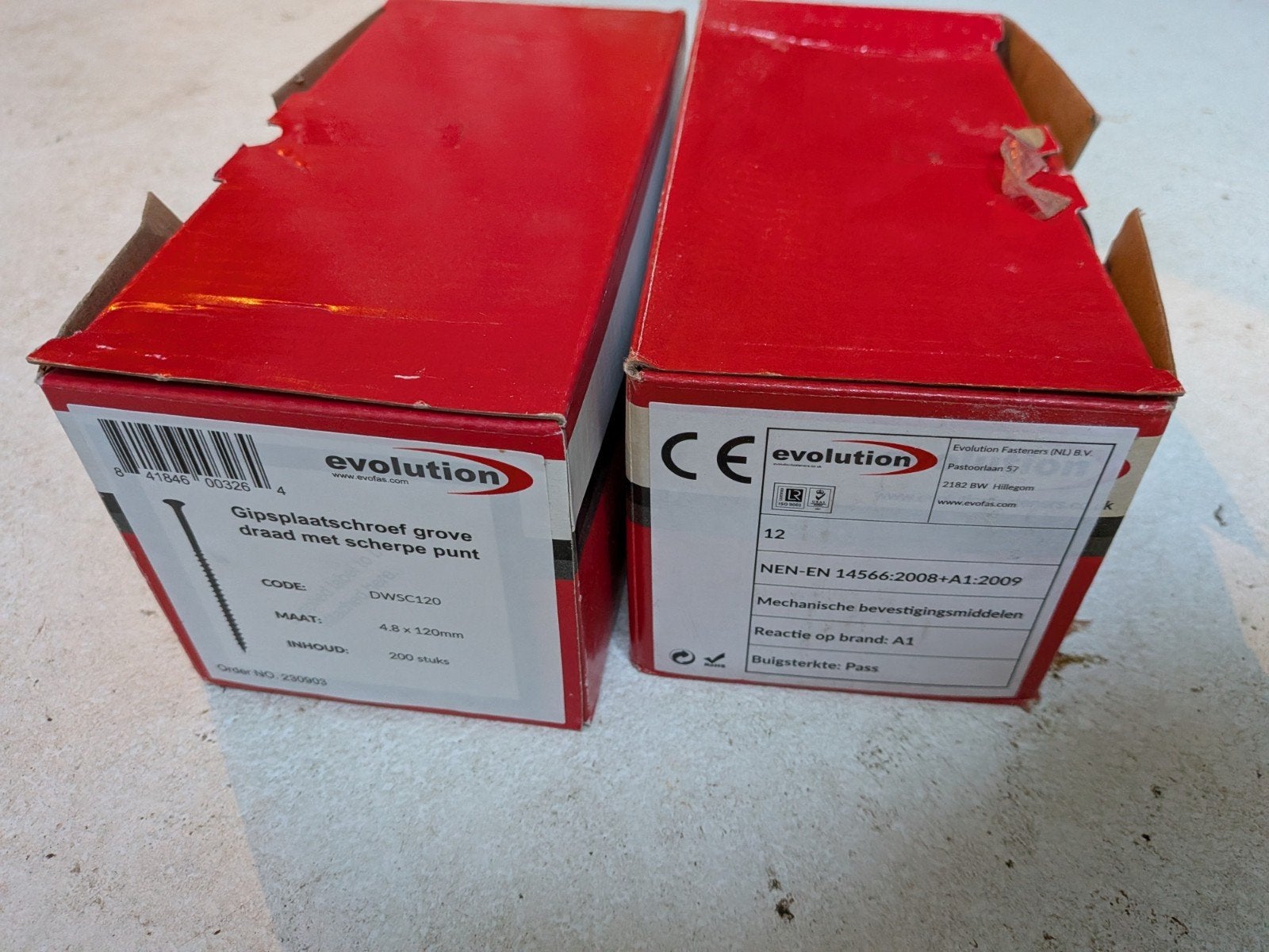 Gipsplaatschroeven 4,8x120mm - 400 stuks, Ophalen of Verzenden, Nieuw, 100 tot 250 mm, Schroeven