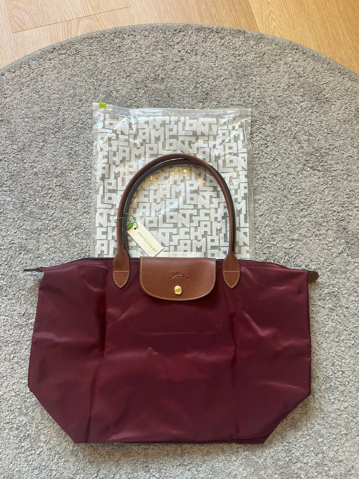 Mooie longchamp tas maat L, Ophalen of Verzenden, Zo goed als nieuw, Rood, Handtas