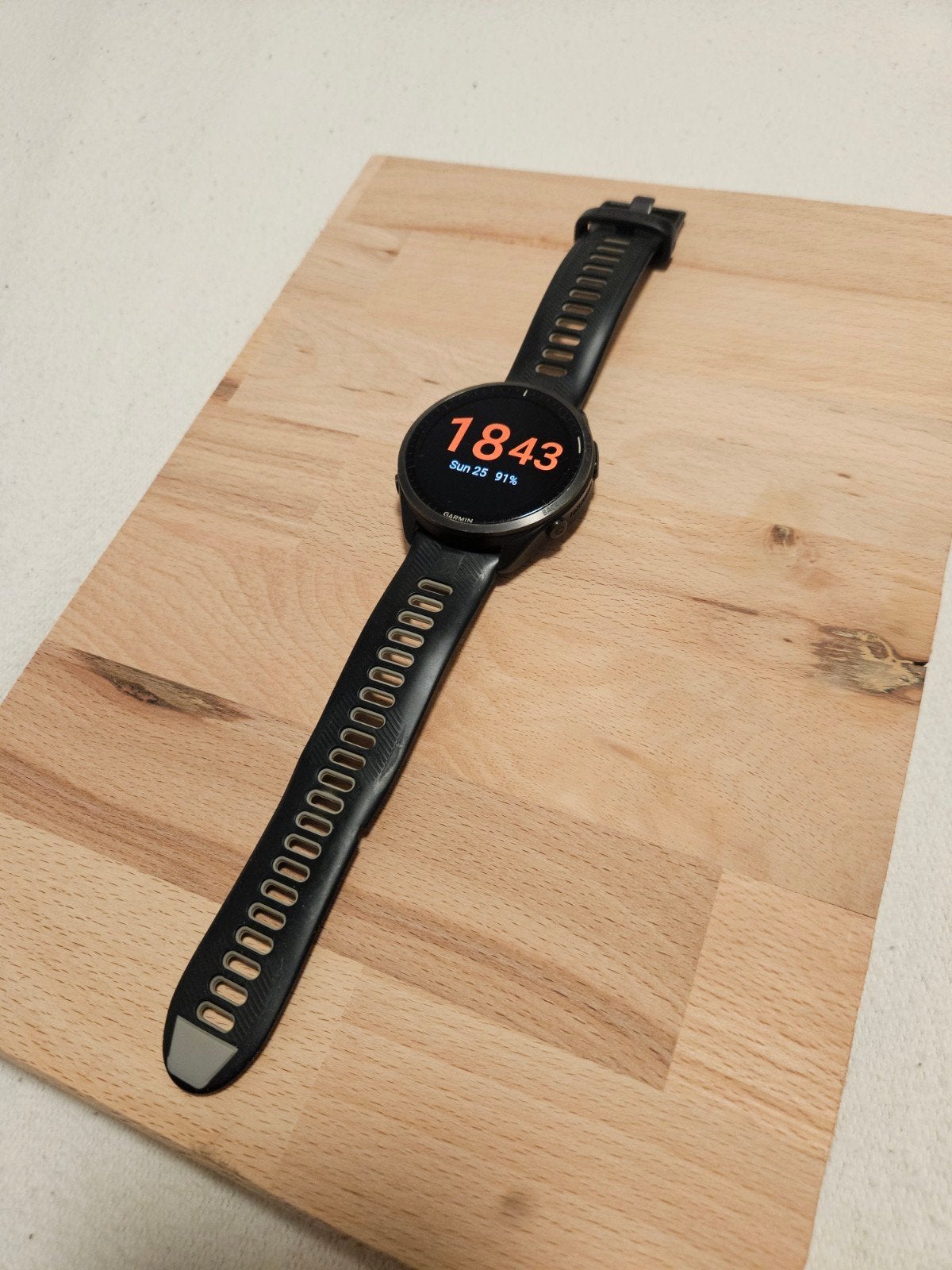 Garmin Forerunner 965 sporthorloge - Inclusief extra bandje, Gebruikt, Stappen, Zwart, Garmin