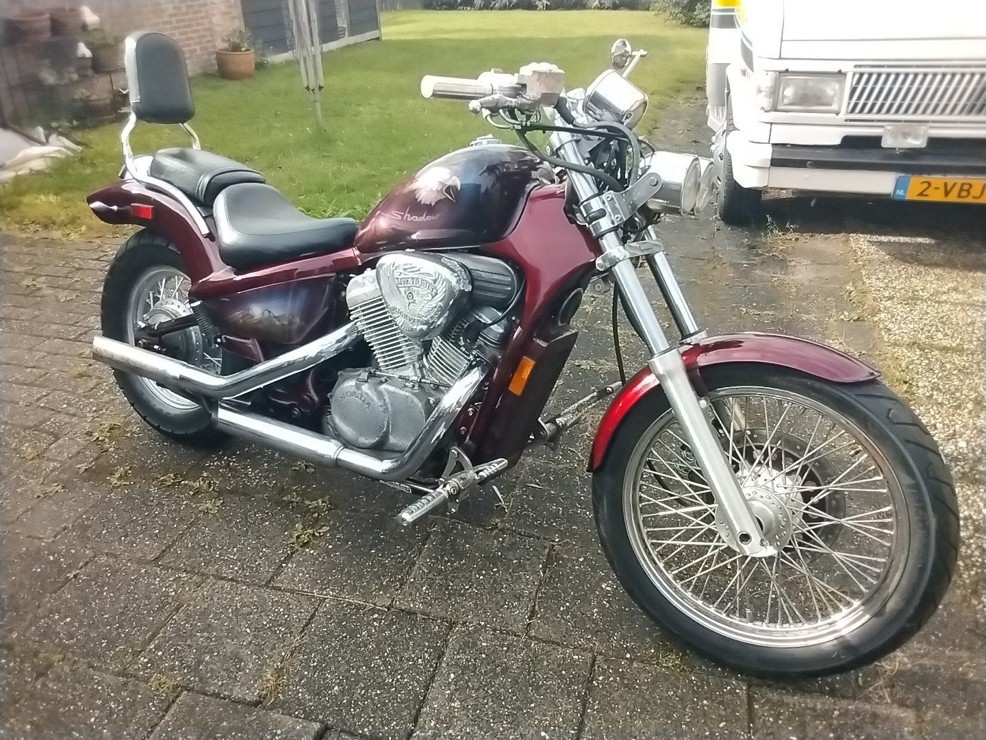 Honda VT 600 opknapper 1992, Motoren, Motoren | Honda, 2 cilinders, Sportuitlaat, Chopper, Gebruikt