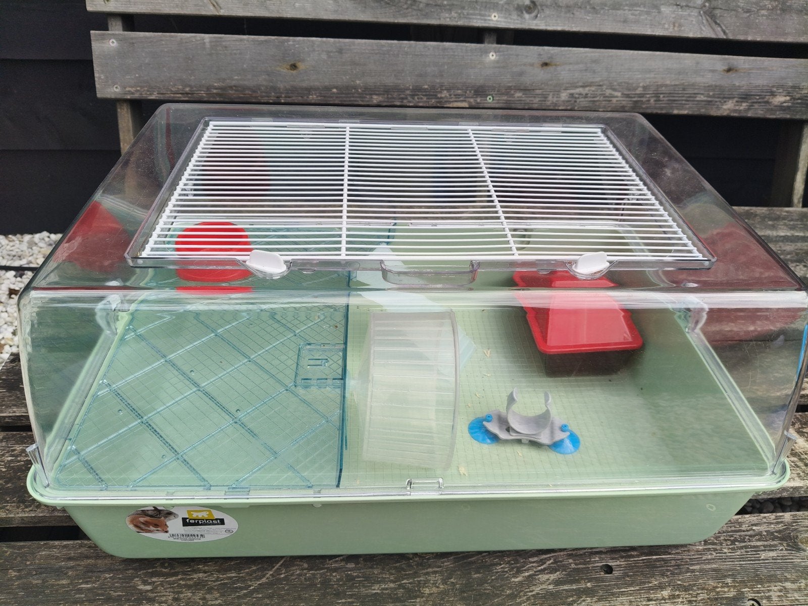 Hamsterkooi ferpast, Dieren en Toebehoren, Kooi, Minder dan 75 cm, Zo goed als nieuw, Hamster